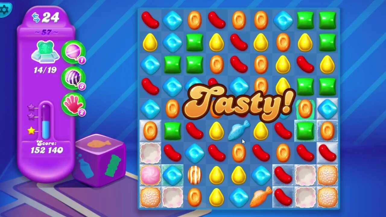 Candy Crush Soda Saga Level 57
