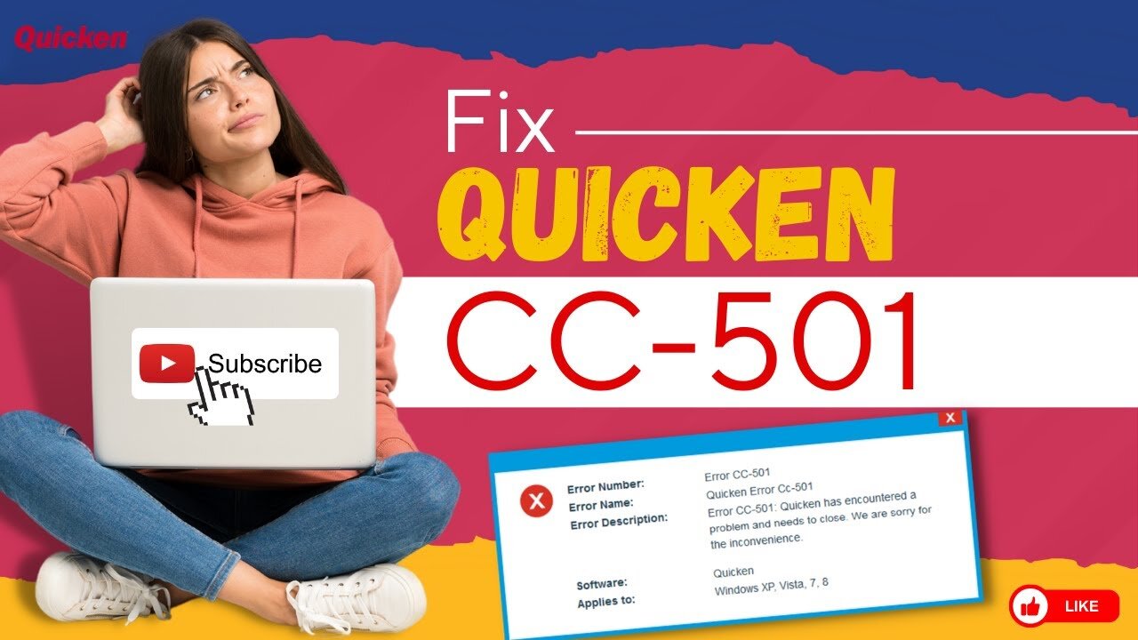 How to Fix Quicken CC 501 MWJ Consultancy #quicken