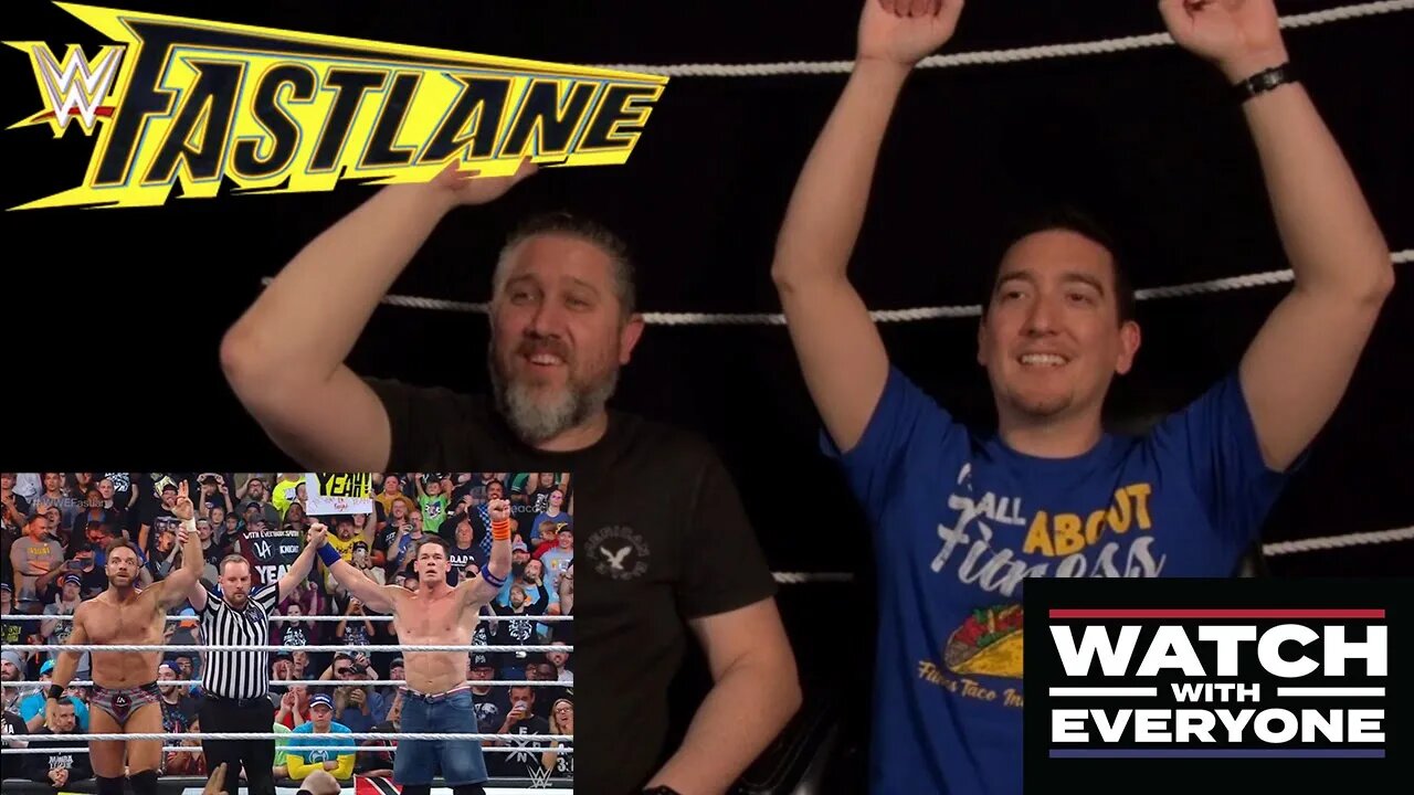 John Cena & LA Knight vs. The Bloodline Reaction! (Fastlane 2023)