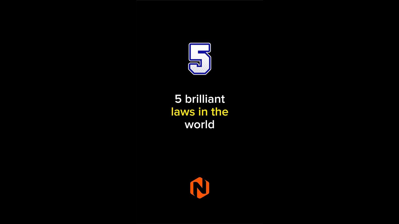 Five brilliant laws in the world