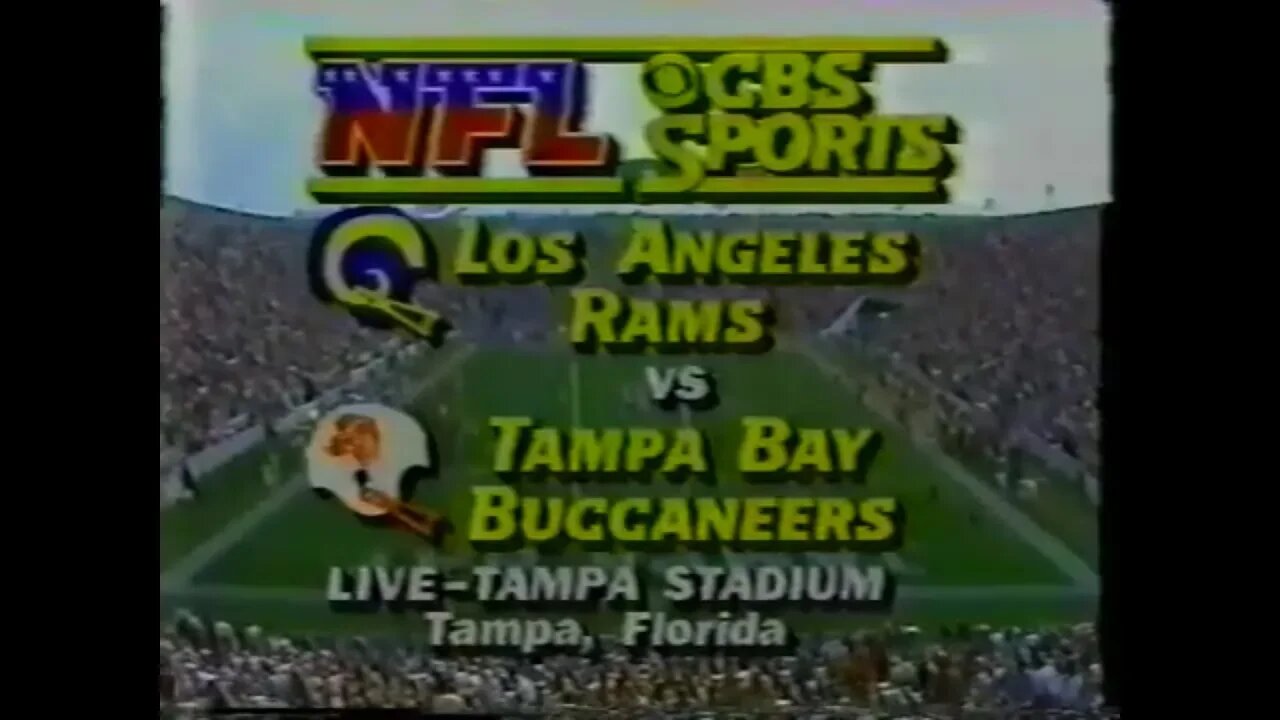 1984-11 25 Los Angeles Rams vs Tampa Bay Buccaneers