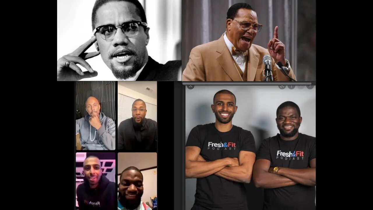 Farrakhan admits he had Malcolm X k***ed. Malik Zulu Shabazz sends death threats to @FreshandFit