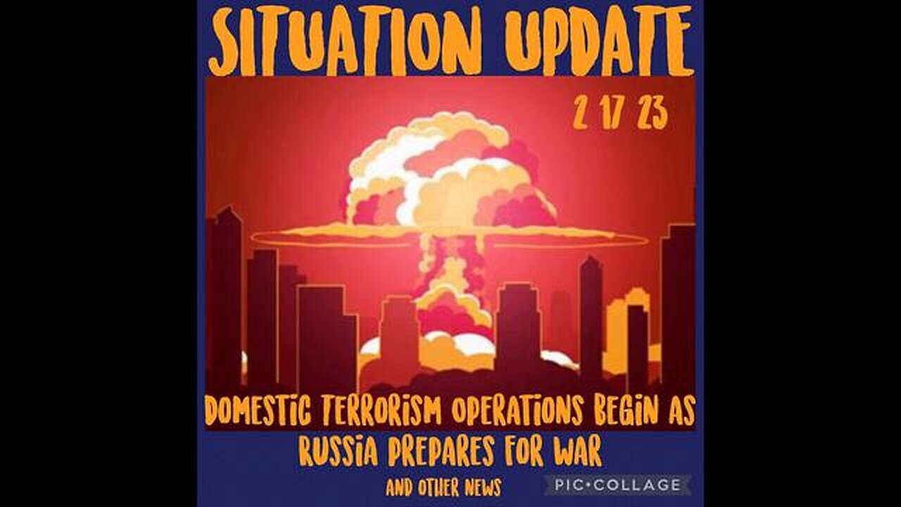 SITUATION UPDATE: DOMESTIC TERRORISM OPERATIONS BEGIN! MORE CHEMICAL EXPLOSIONS & SPILLS! TOXIC ...