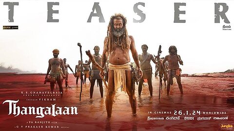 Thangalaan - Official Teaser | Chiyaan Vikram | K E Gnanavelraja | Pa Ranjith | G V Prakash Kumar