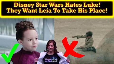 Obi-Wan Kenobi & Disney Star Wars Want To Push Leia Over Luke! And The Shill Media Is Happy To Help!