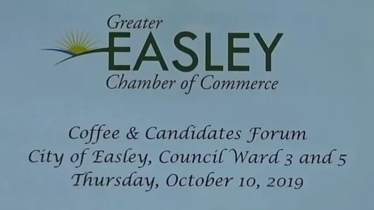 Easley City Council Candidate Forum