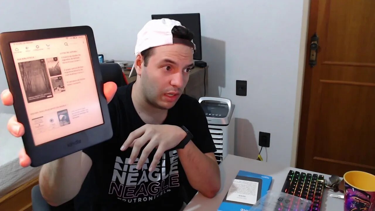 Unboxing e review do novo Kindle 10a.