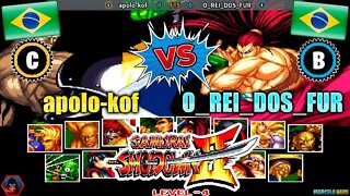 Samurai Shodown II (apolo-kof Vs. O_REI_DOS_FUR) [Brazil Vs. Brazil]