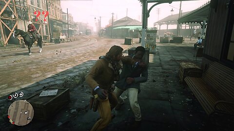 RDR2 - That punch so terrified!