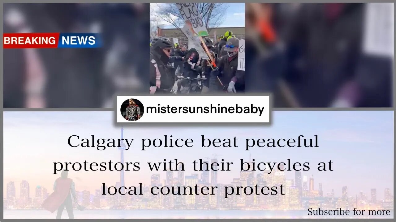 Trudeau's Canada - Police Beating Protestors