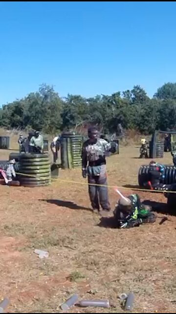 “Pops” is a LEGEND!! #Paintball #Goat #Legend