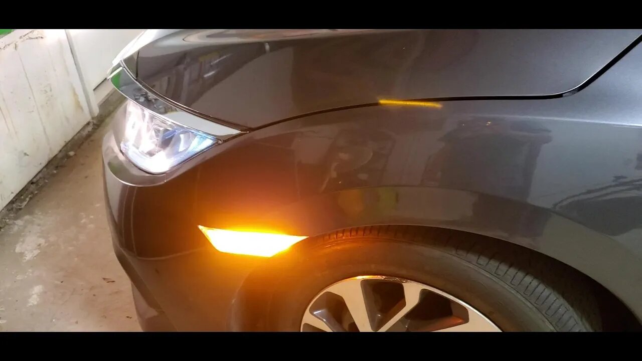 2016(Gen 10) Honda Civic side marker swap to LED(non-switchback)