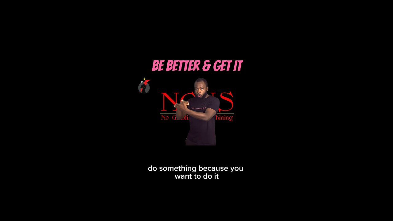 Be Better & Get It #dayodman #motivation #eeyayyahh #motivationalspeaker #positivity