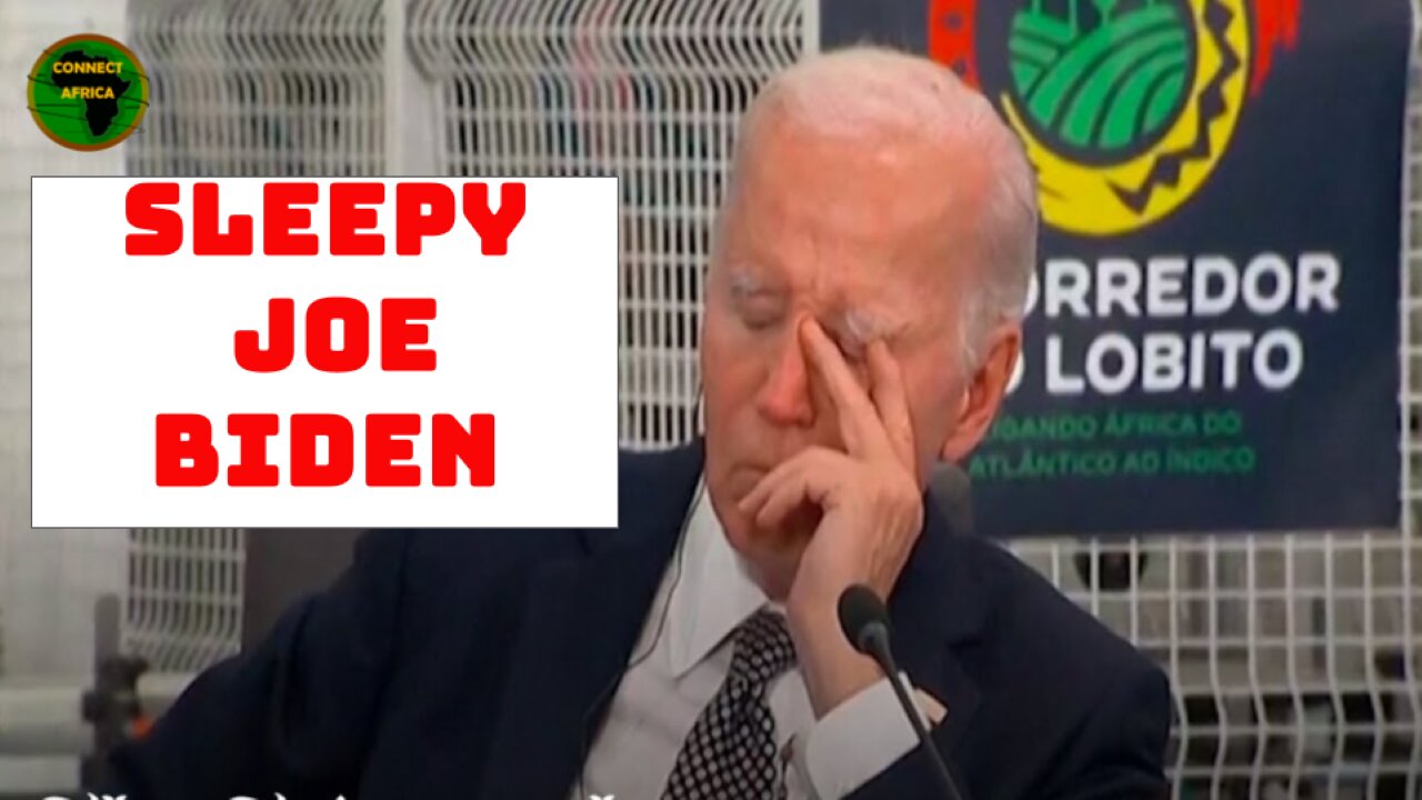 JOE BIDEN DID IT AGAIN, SLEEPS IN THE MEETING WITH AFRICAN HEADS OF STATES