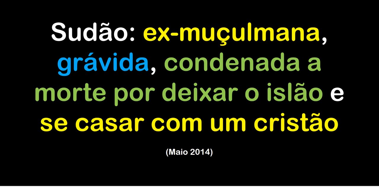 Sudão: ex-muçulmana, grávida, condenada a morte por deixar o islão e se casar com um cristão