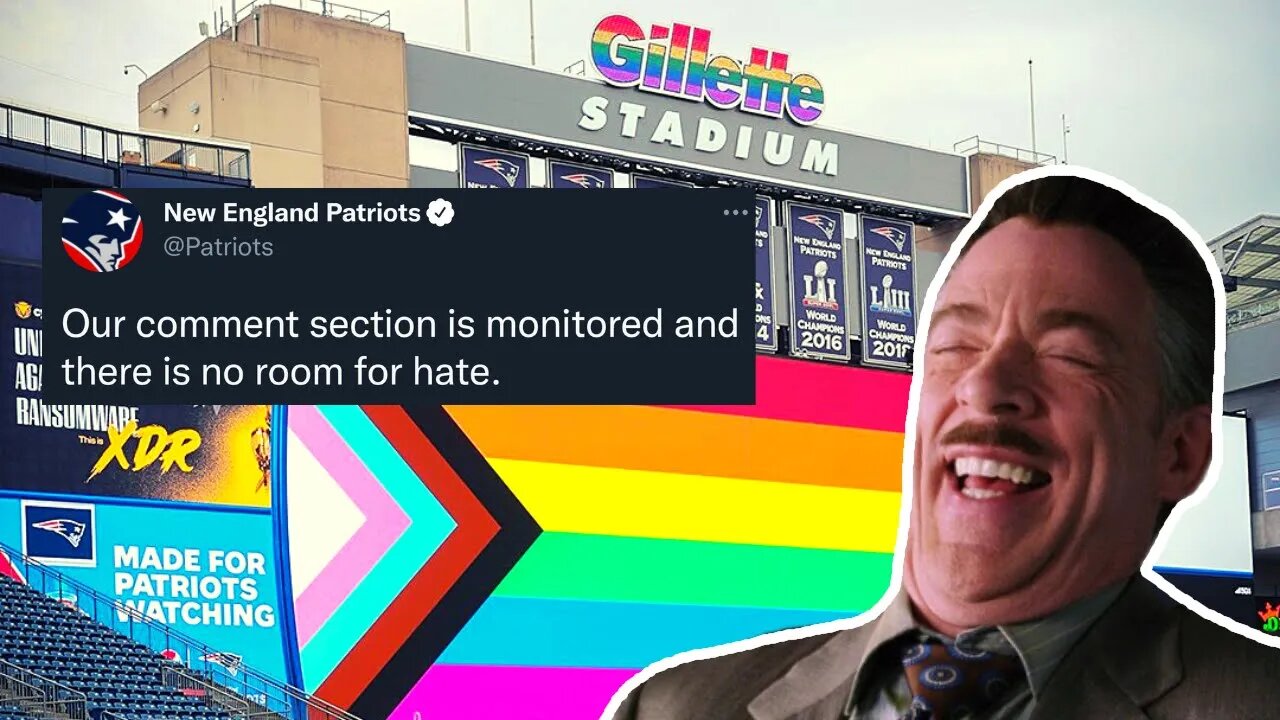 New England Patriots SLAMMED Over Pride Month Virtue Signal, Then CENSOR Their Fans!