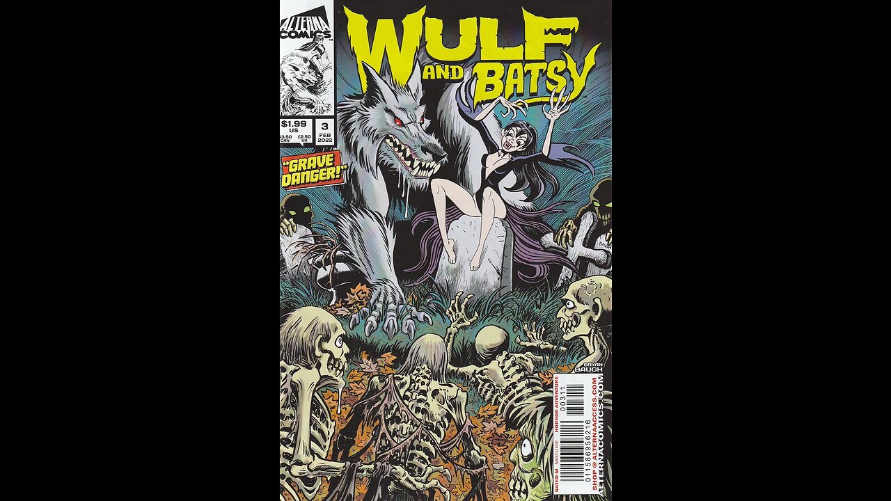 Wulf and Batsy -- Issue 3 (2021, Alterna Comics) Review