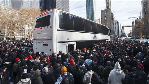 NYC Buses Migrants Back to Texas… Because Trump Won...