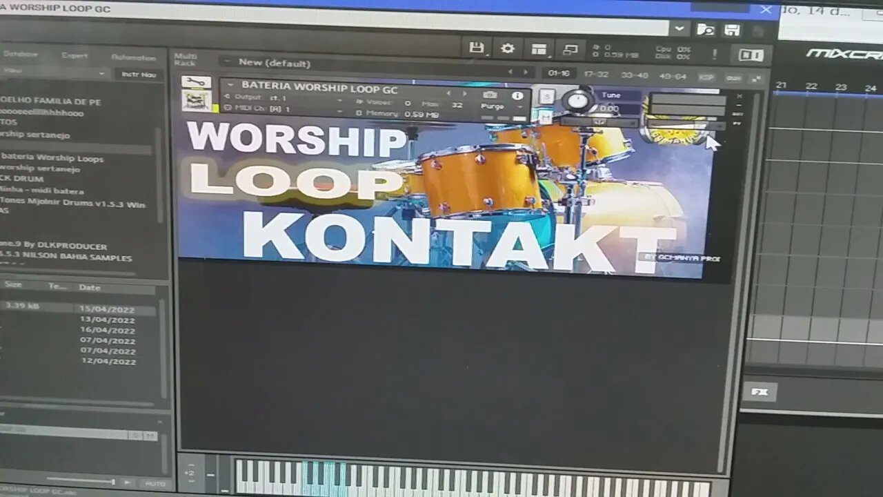 BATERIA WORSHIP LOOP KONTAKT grátis