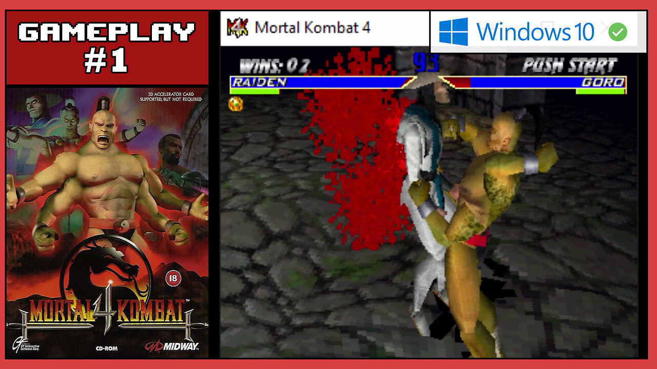 Mortal Kombat 4 (PC Gameplay, Windows 10, 2024) #oldgames #windows10 #gameplay #gaming #viral