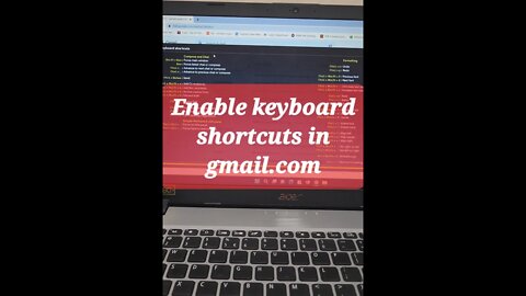 Enable keyboard shortcuts in gmail.com #shorts #youtubeshorts