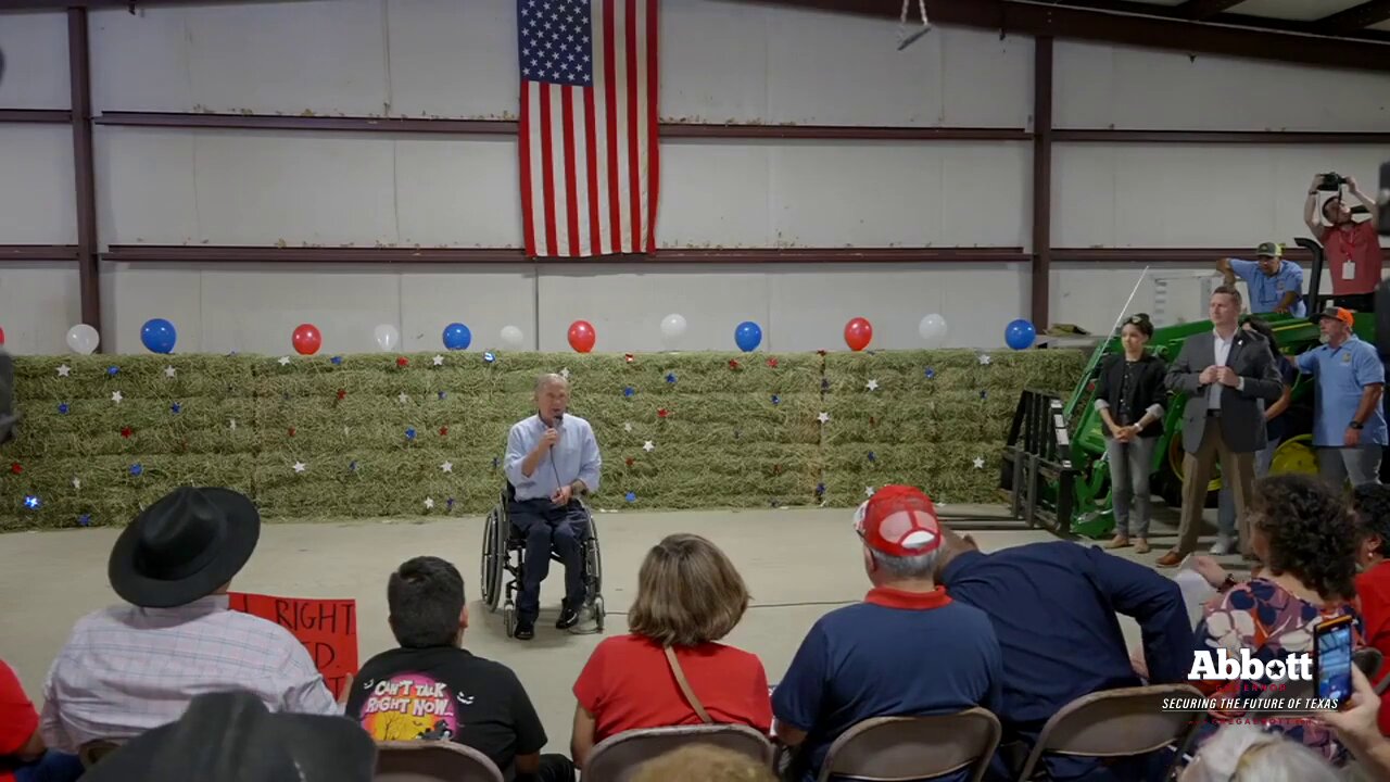 Governor Greg Abbott Encourages Texans To Vote Early in Von Ormy!