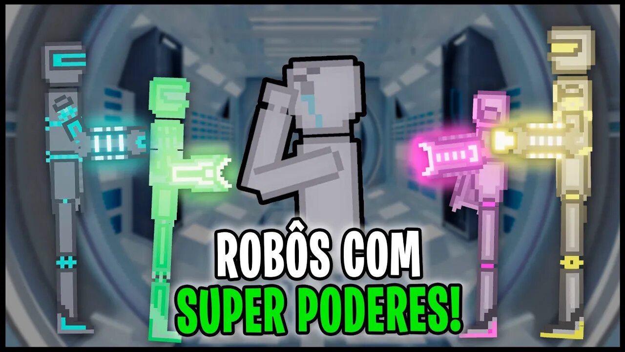 Robôs com super poderes 😮 Um melhor que o outro - People Playground