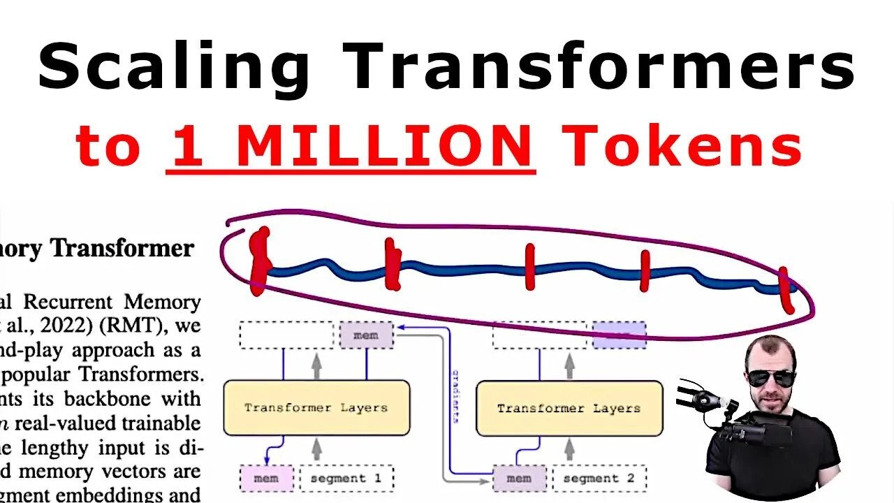 Scaling Transformer to 1M tokens and beyond with RMT (Paper Explained)