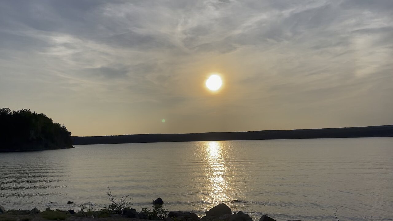 Bra d’Or Lakes Sunset In Cape Breton Island