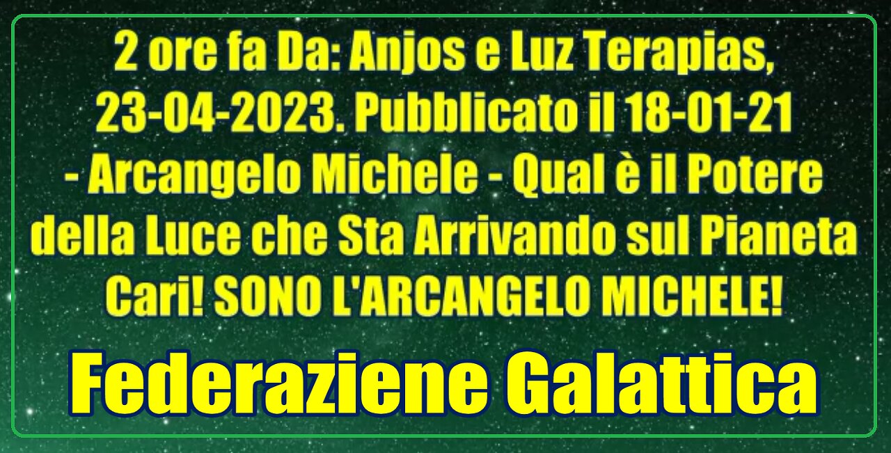 Arcangelo Michele-Qual è il Potere della Luce che Sta Arrivando sul Pianeta