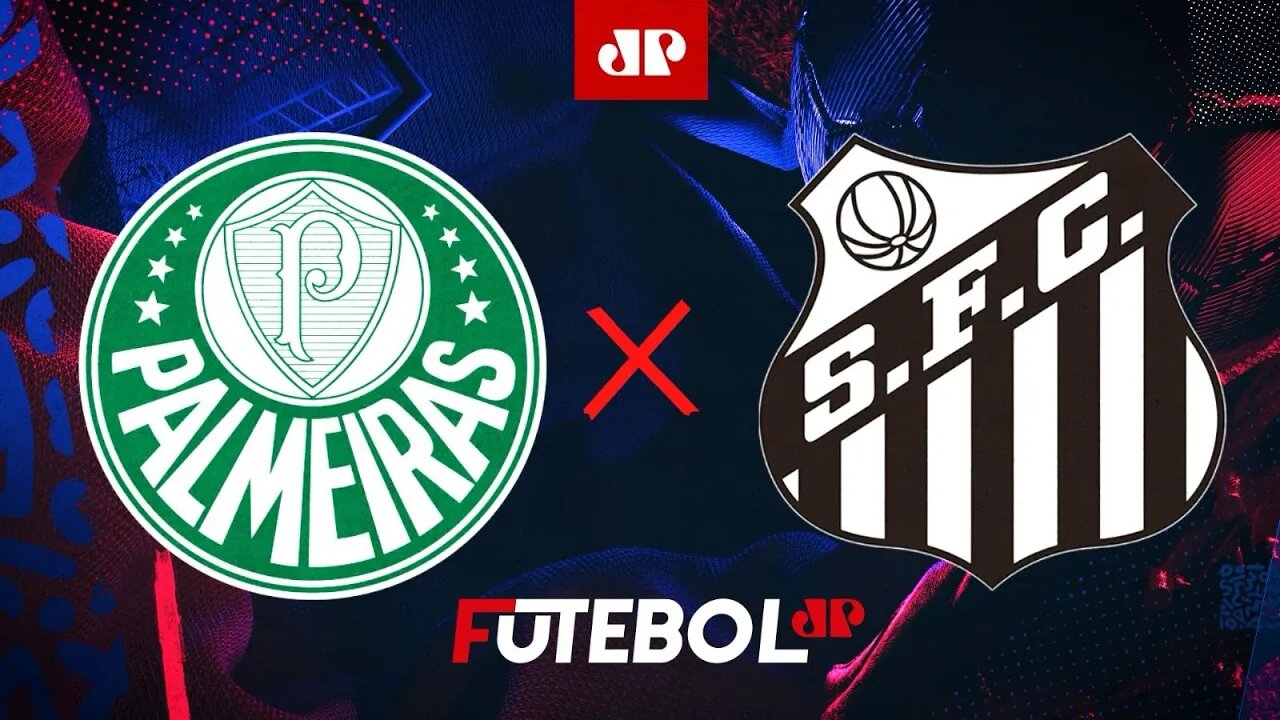 Palmeiras x Santos - AO VIVO - 08/10/2023 - Campeonato Brasileiro