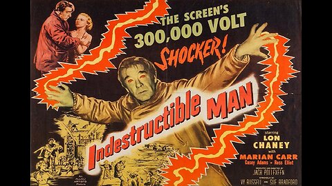 Lon Chaney INDESTRUCTIBLE MAN Executed Killer is Revived as a Superman 1956 FULL MOVIE in HD