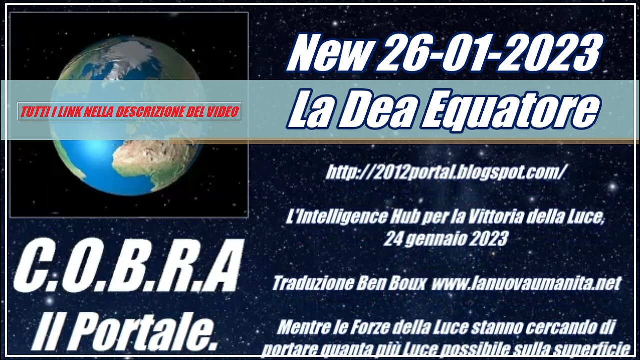 Il Portale. Cobra. La Dea Equatore