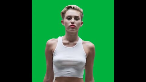 Green Screen – Miley Wrecking ball