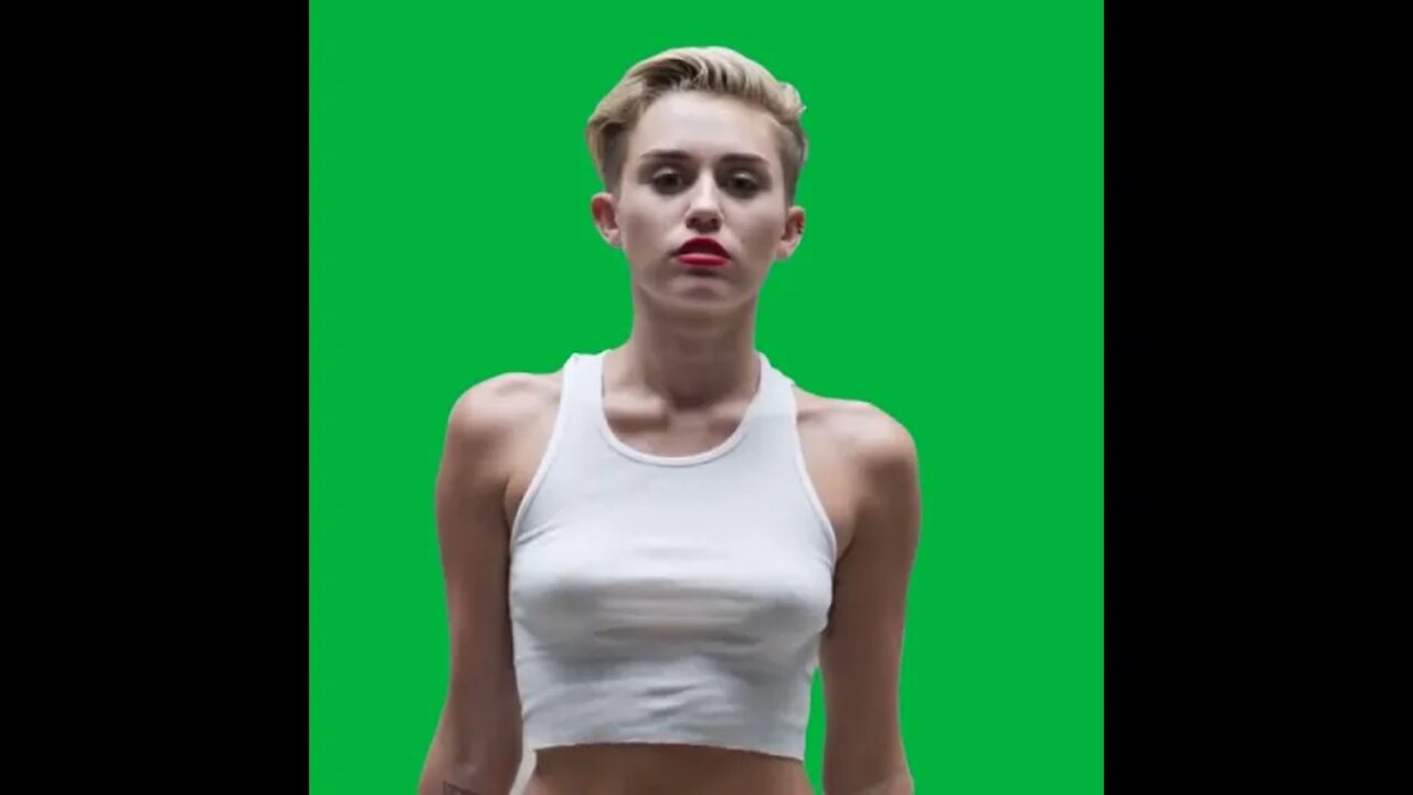Green Screen – Miley Wrecking ball