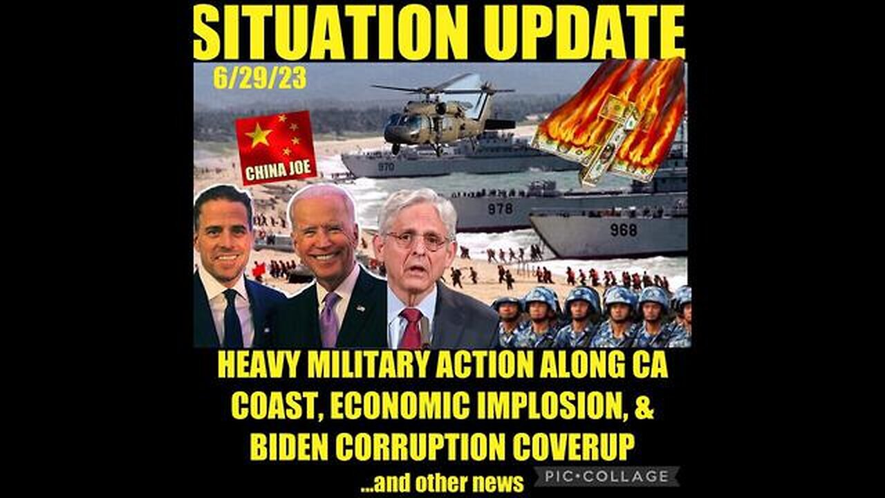 SITUATION UPDATE: HEAVY MILITARY ACTION ALONG CA COAST! ECONOMIC IMPLOSION BY JULY 3RD! BANKS...