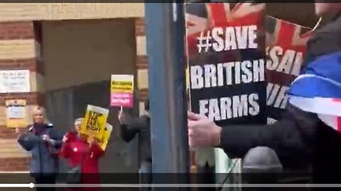 Standing up for British farmers now means you’re Nazi scum, according to these activists??!