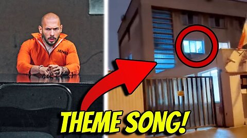 Andrew Tate Fans Play His Theme Song Outside Jail