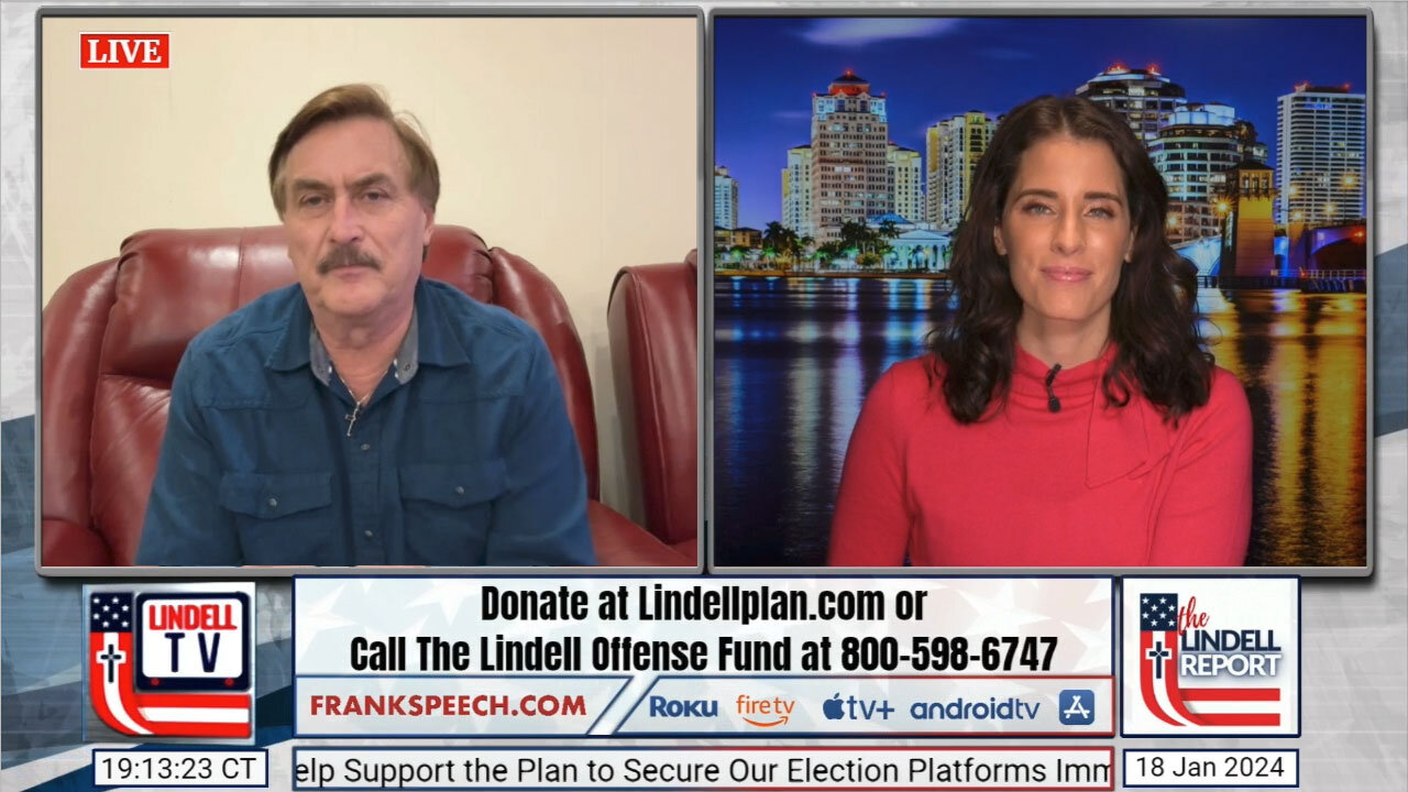 Mike Lindell Interviews Former Trump Attorney Christina Bobb