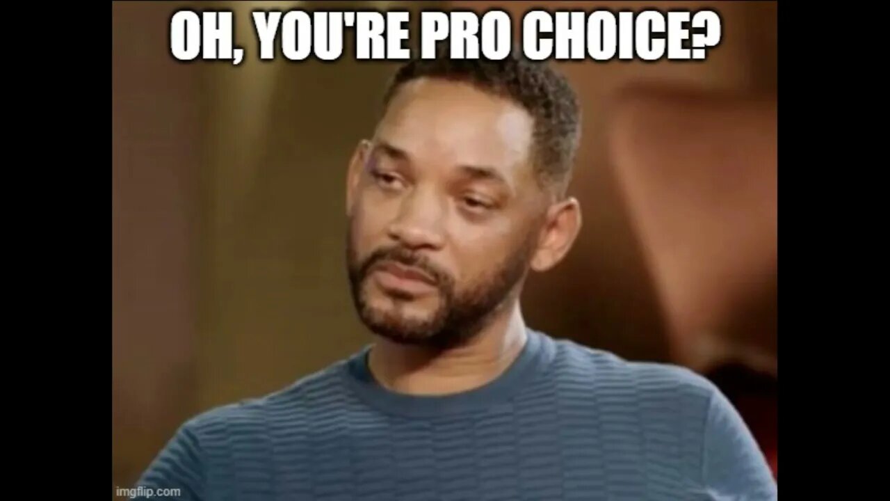 What this meme thinks about pro choice people.