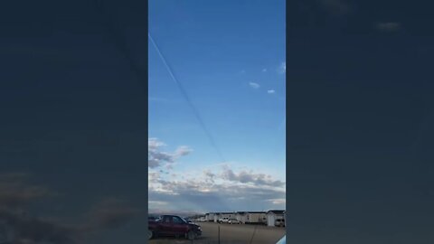 dark line leading the chemtrails