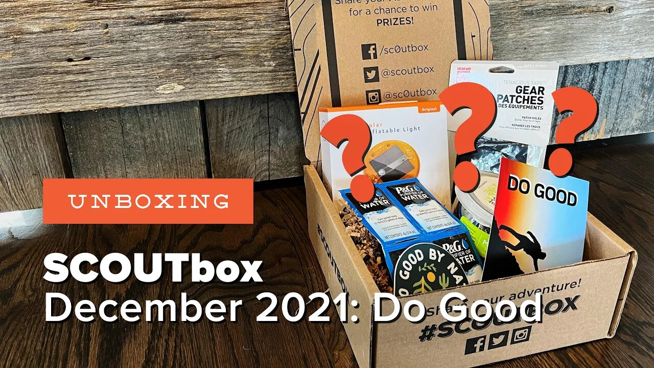 SCOUTbox December 2021 Unboxing (+ Discount Code!) - An Outdoors Subscription for Families