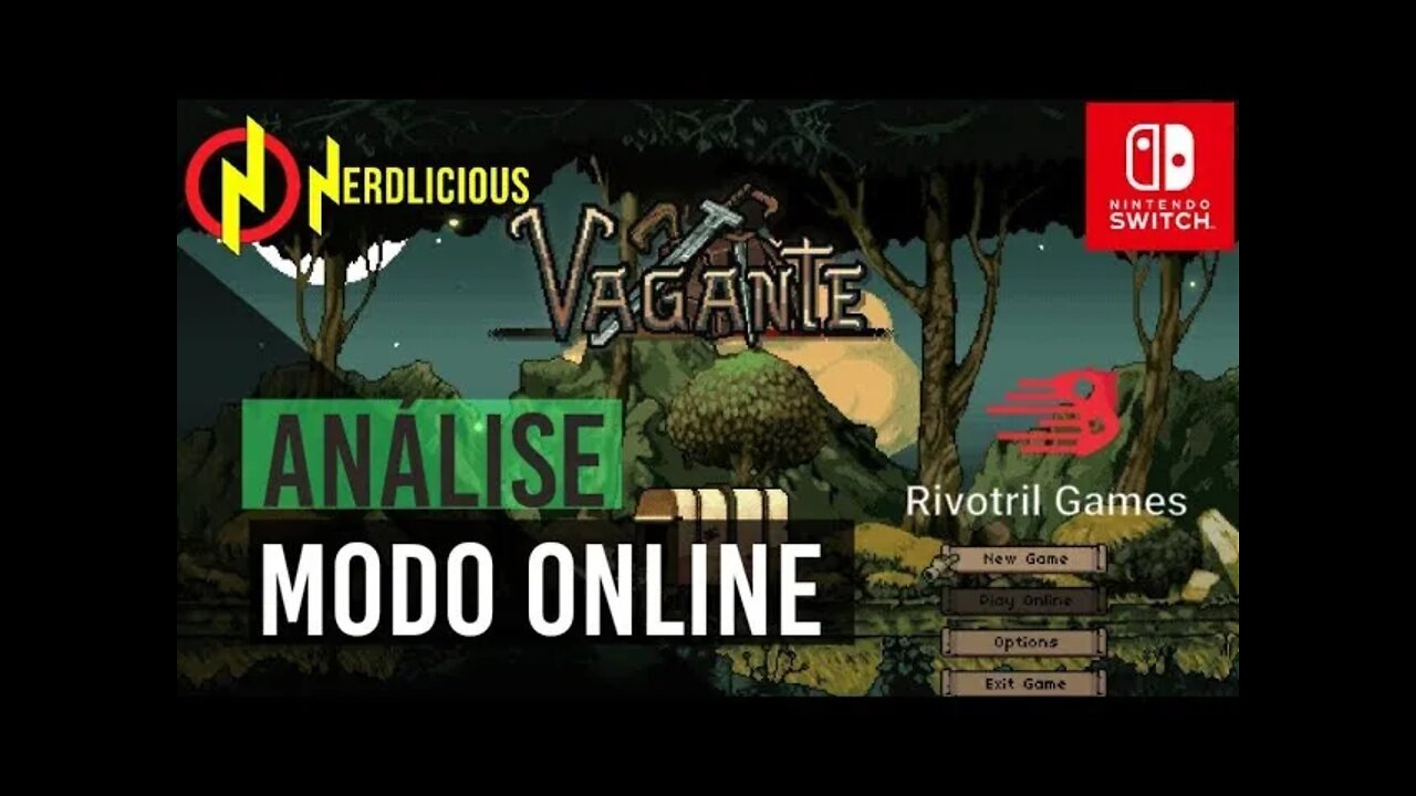 🎮 GAMEPLAY! Jogamos o Modo Multiplayer Online do roguelite VAGANTE no Nintendo Switch. Confira!