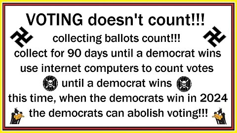 VOTING doesn't count !!!