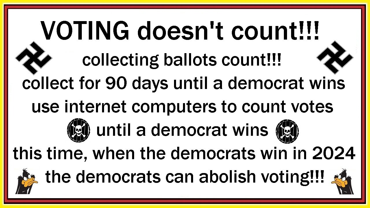 VOTING doesn't count !!!