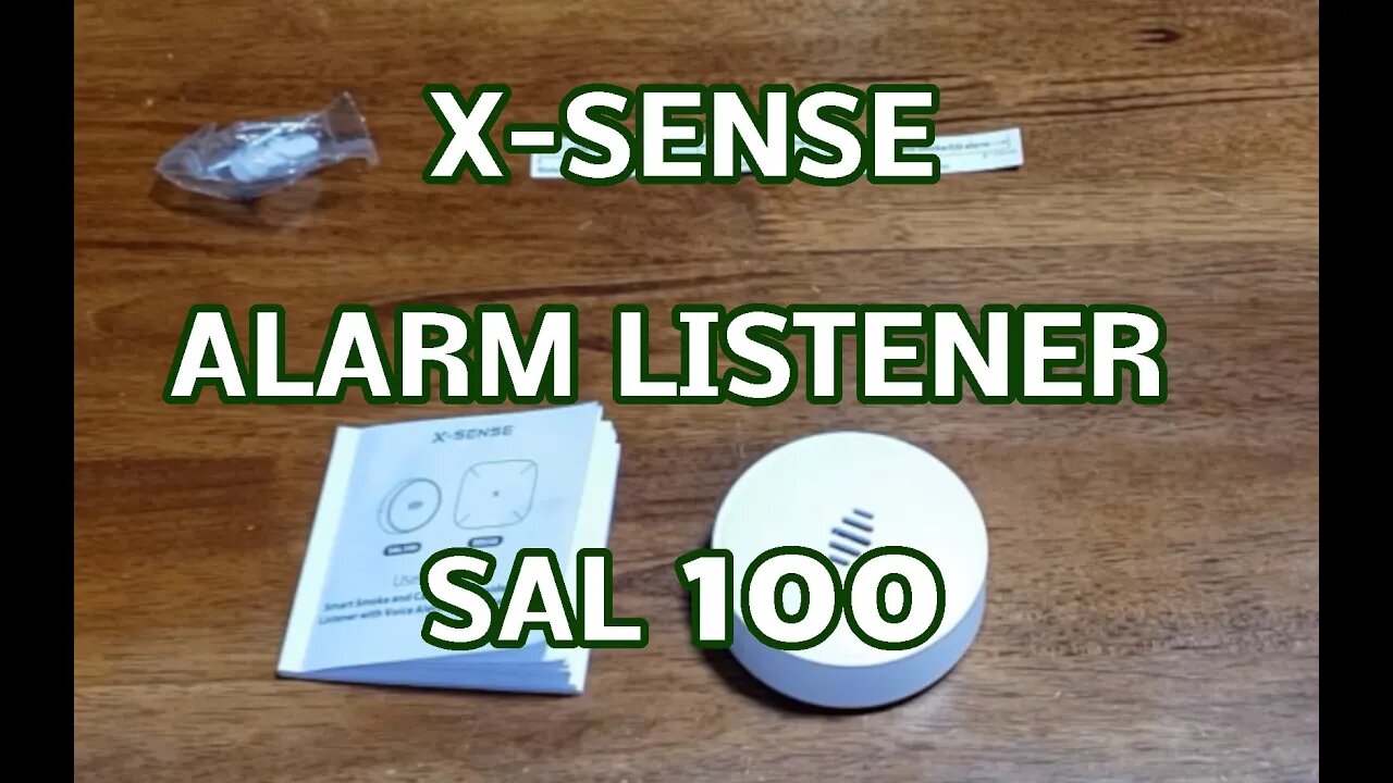 X Sense Alarm Listener SAL100 with Voice Location, Free Monitoring App