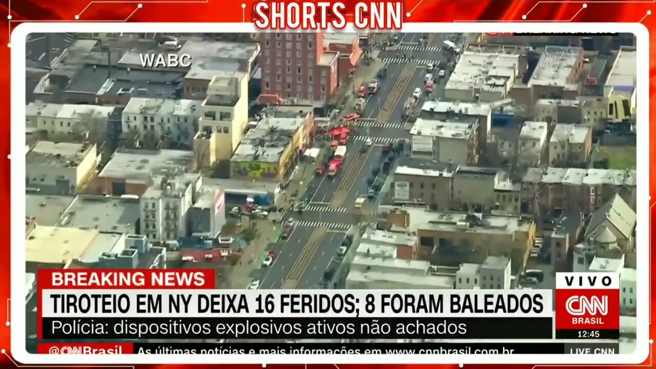 Tiroteio em Nova York deixa 16 feridos, dez deles foram baleados | @SHORTS CNN