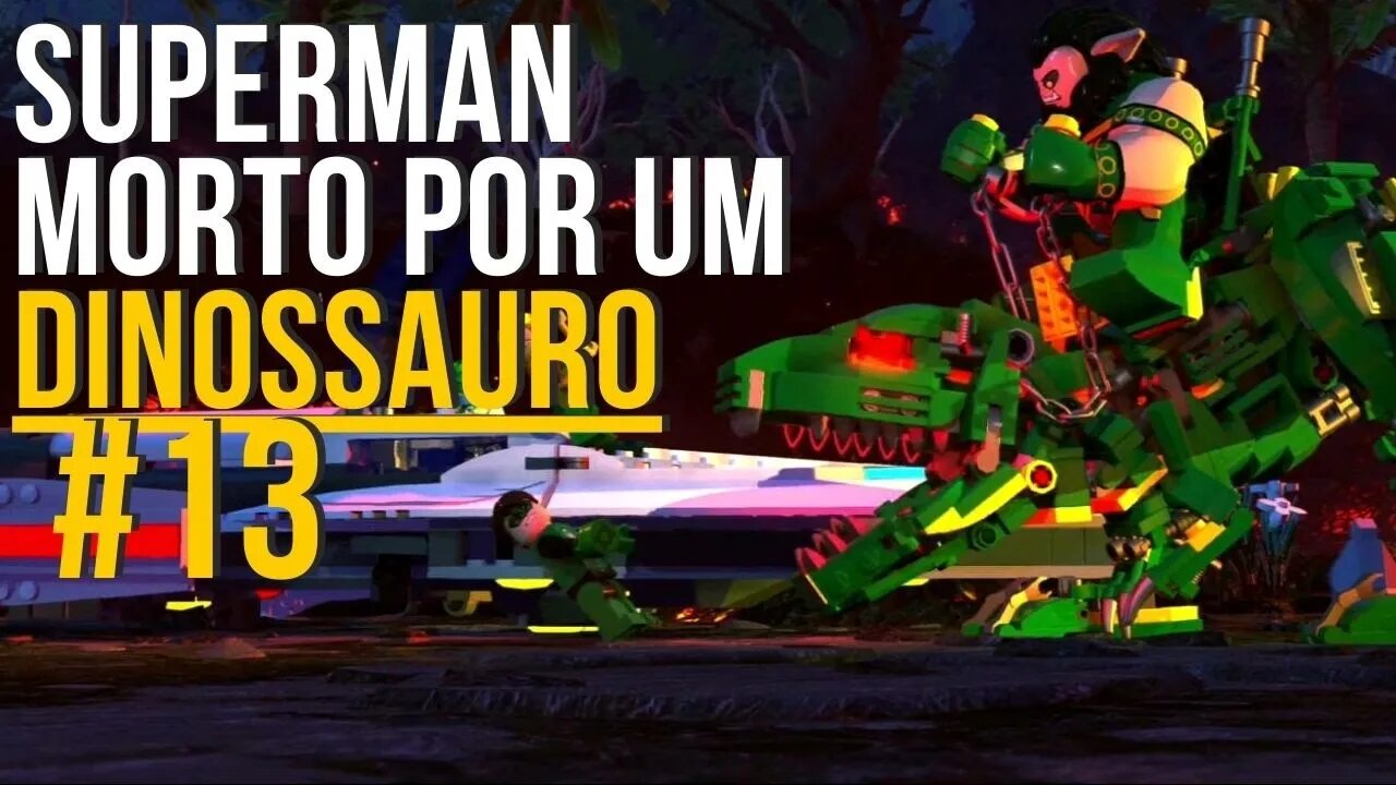 LEGO: DC SUPER VILLAINS | TIRANOSSAURO MECÂNICO | Gameplay | PS4 | PT-BR 🔥