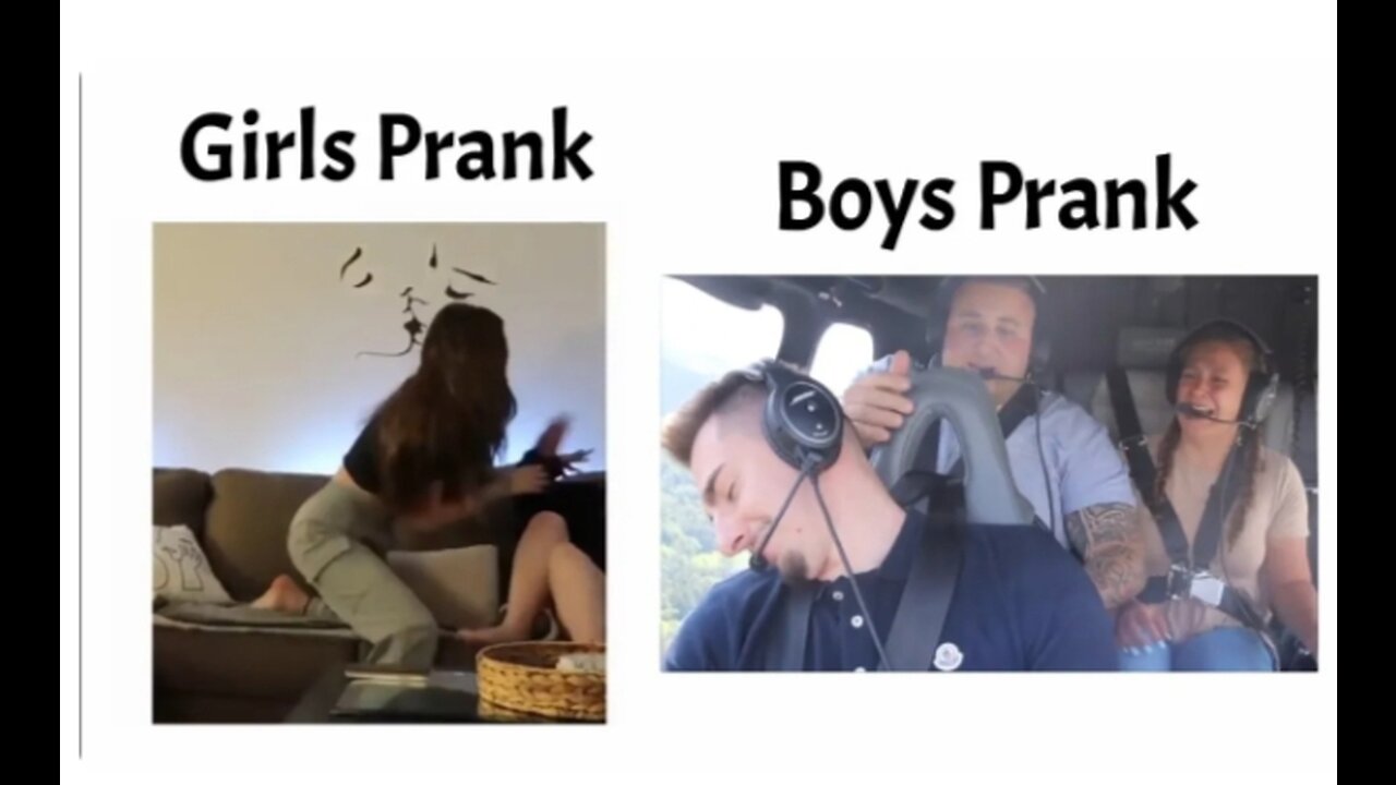 girls vs boys prank