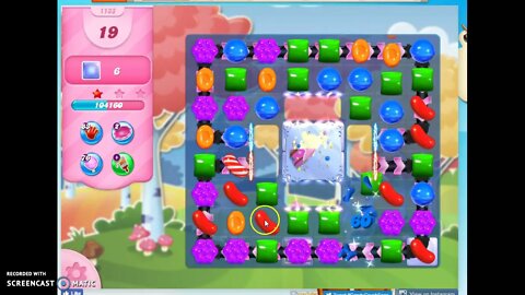 Candy Crush Level 1133 Audio Talkthrough, 2 Stars 0 Boosters
